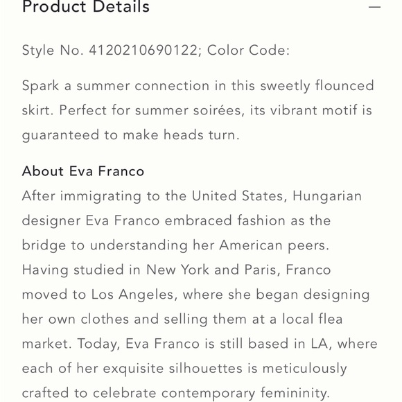 Anthropologie Eva Franco Flounced Midi Skirt - Picture 14 of 15